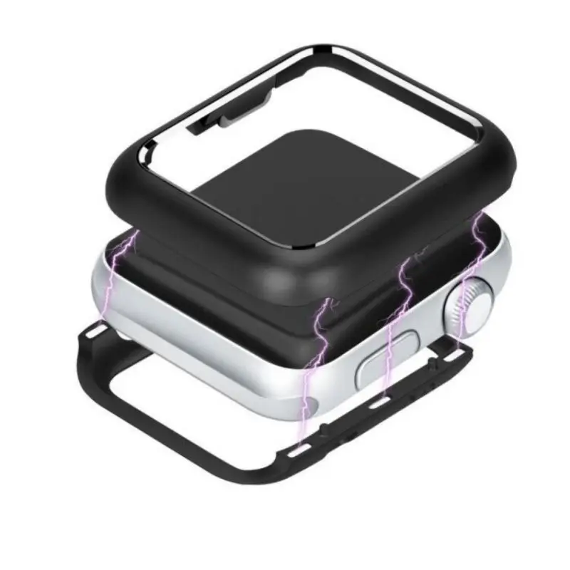 Металлический Магнитный защитный чехол для смарт часов экрана Apple Watch 3/2/1|Часы