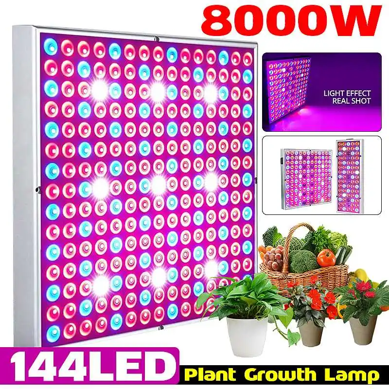 NEW 2000/8000W LED Grow Light Full Spectrum LED Plant Light Fitolampy for Indoor Plants Flowers Cultivation Lamp
NEW 2000/8000W LED Grow Light Full Spectrum LED Plant Light Fitolampy for Indoor Plants Flowers Cultivation Lamp