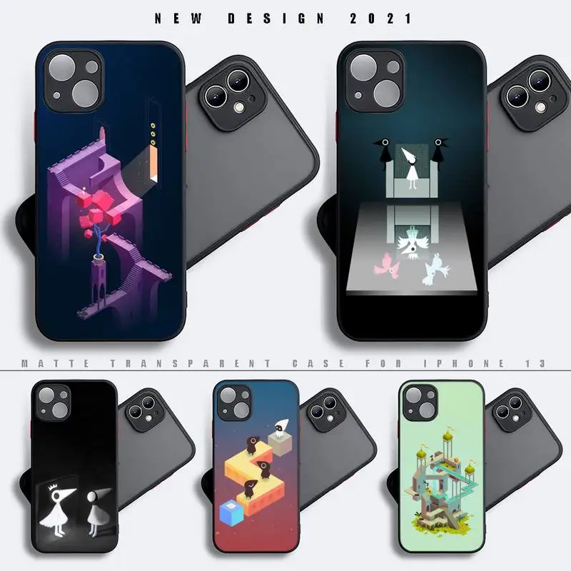 Monument Valley Puzzle Game Phone Case Black Color Matte Transparent For iPhone 13 12 11 X XR XS Pro Max Mini 7 8 Plus Cover
Monument Valley Puzzle Game Phone Case Black Color Matte Transparent For iPhone 13 12 11 X XR XS Pro Max Mini 7 8 Plus Cover