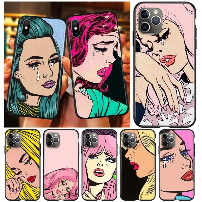 Crying Comic Girl Black Soft Cover For Apple iPhone 13 12 11 SE XS XR X 7 8 6 5 S mini Plus Pro MAX 2020 Phone Case
Crying Comic Girl Black Soft Cover For Apple iPhone 13 12 11 SE XS XR X 7 8 6 5 S mini Plus Pro MAX 2020 Phone Case