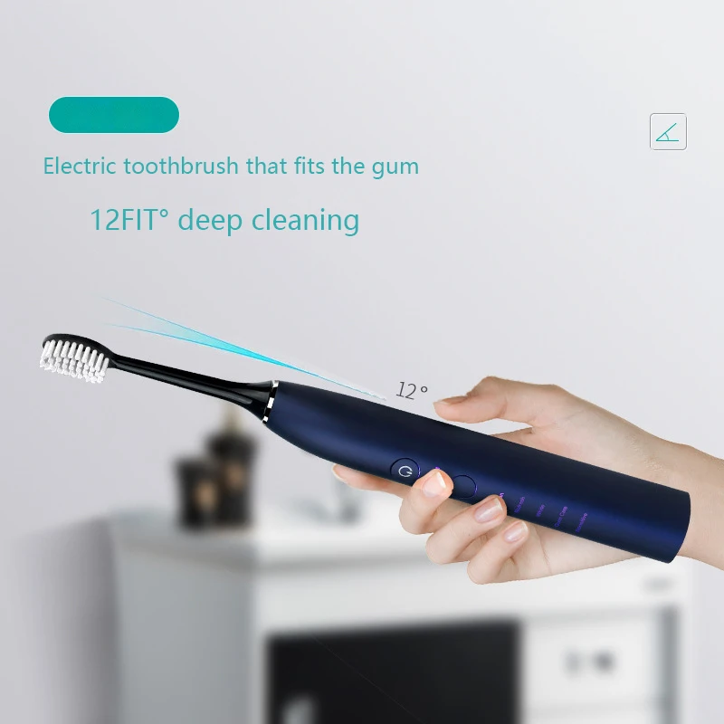 Sonic Electric Toothbrush Smart Tooth Brush Ultrasonic Automatic Toothbrush Oral Hygiene USB Fast Rechargeable Adult Waterproof
Sonic Electric Toothbrush Smart Tooth Brush Ultrasonic Automatic Toothbrush Oral Hygiene USB Fast Rechargeable Adult Waterproof