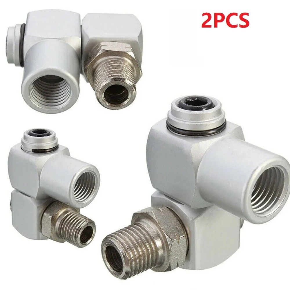 2PC 1/4'' Swivel Air Connector SWIVELS 360 Degrees Air Tool Air Lead Hose For All Corresponding Air Tools
2PC 1/4'' Swivel Air Connector SWIVELS 360 Degrees Air Tool Air Lead Hose For All Corresponding Air Tools