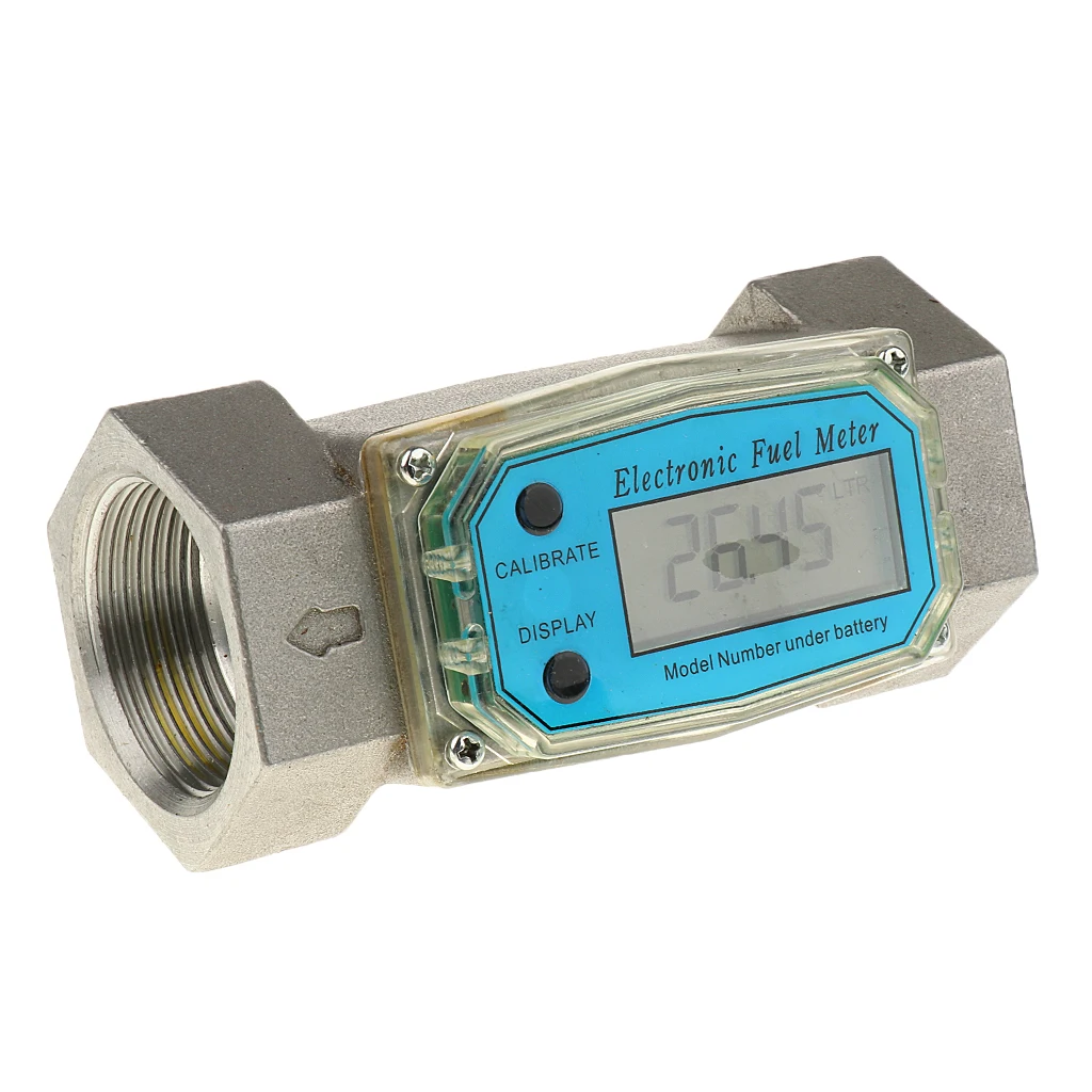 Digital Diesel Fuel Flow Meter 1.5'' Electronic Turbine Flow Gauge 380L/Min
Digital Diesel Fuel Flow Meter 1.5'' Electronic Turbine Flow Gauge 380L/Min