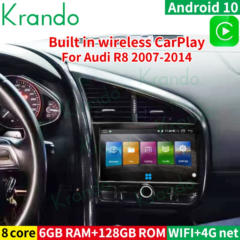 Сенсорный экран Krando Android 9. 0 9 дюймов для Audi R8 10,0-2007 GPS Navi Carplay Автомобильная навигационная система Мультимедиа 6 + 2014 ГБ
Сенсорный экран Krando Android 9. 0 9 дюймов для Audi R8 10,0-2007 GPS Navi Carplay Автомобильная навигационная система Мультимедиа 6 + 2014 ГБ