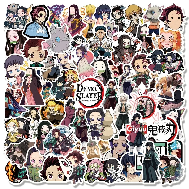 50pcs Anime Stickers Toys Kawaii Demon Slayer My Hero Academia Avatar JoJo Not Repeating Suitcase Skateboard Notebook Decals
50pcs Anime Stickers Toys Kawaii Demon Slayer My Hero Academia Avatar JoJo Not Repeating Suitcase Skateboard Notebook Decals