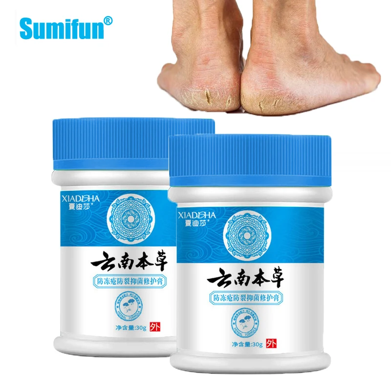 

1pcs 30g Hand Finger Foot Crack Cream Anti-Drying Heel Cracked Moisture Repair Ointment Removal Dead Skin Winter Hand Feet Care