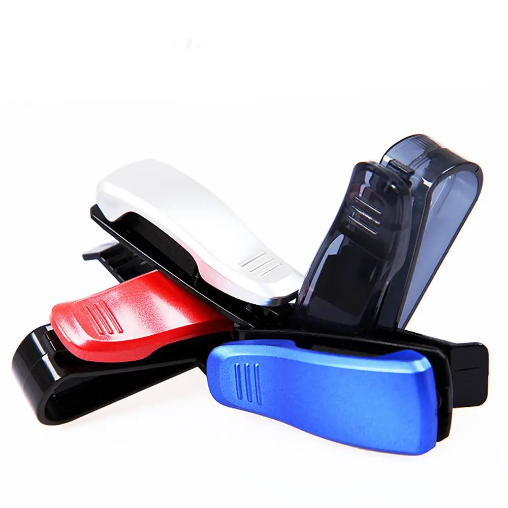2 Pcs Universal Card Sun Visor Fastener Glasses Sunglasses Eyeglasses Holder Receipt Storage ABS Ticket Clip Auto Interior Decor
2 Pcs Universal Card Sun Visor Fastener Glasses Sunglasses Eyeglasses Holder Receipt Storage ABS Ticket Clip Auto Interior Decor