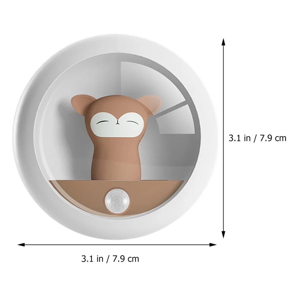 Cartoon LED Night Light Body Induction Hallway Wall Lamp Household Bedside Lamp
Cartoon LED Night Light Body Induction Hallway Wall Lamp Household Bedside Lamp