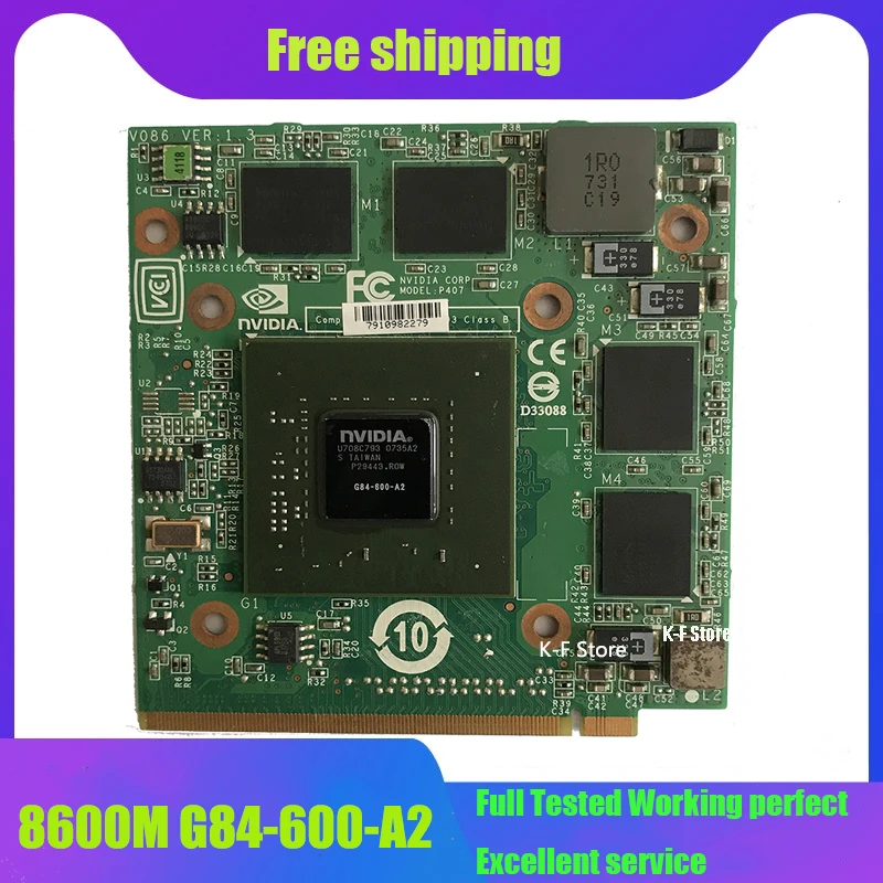 Для Acer 4520G 5520G 5920G 7720 г 6930 nVidia GeForce 8600 м GT 8600MGT MXM II DDR2 512MB G84 600 A2 Графика видеокарта|card