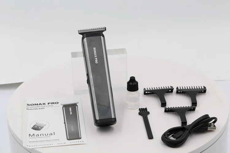 Electric Rechargeable Hair Trimmer Salon Men Hair Cutting Barber Machine T-blade with Display
Electric Rechargeable Hair Trimmer Salon Men Hair Cutting Barber Machine T-blade with Display