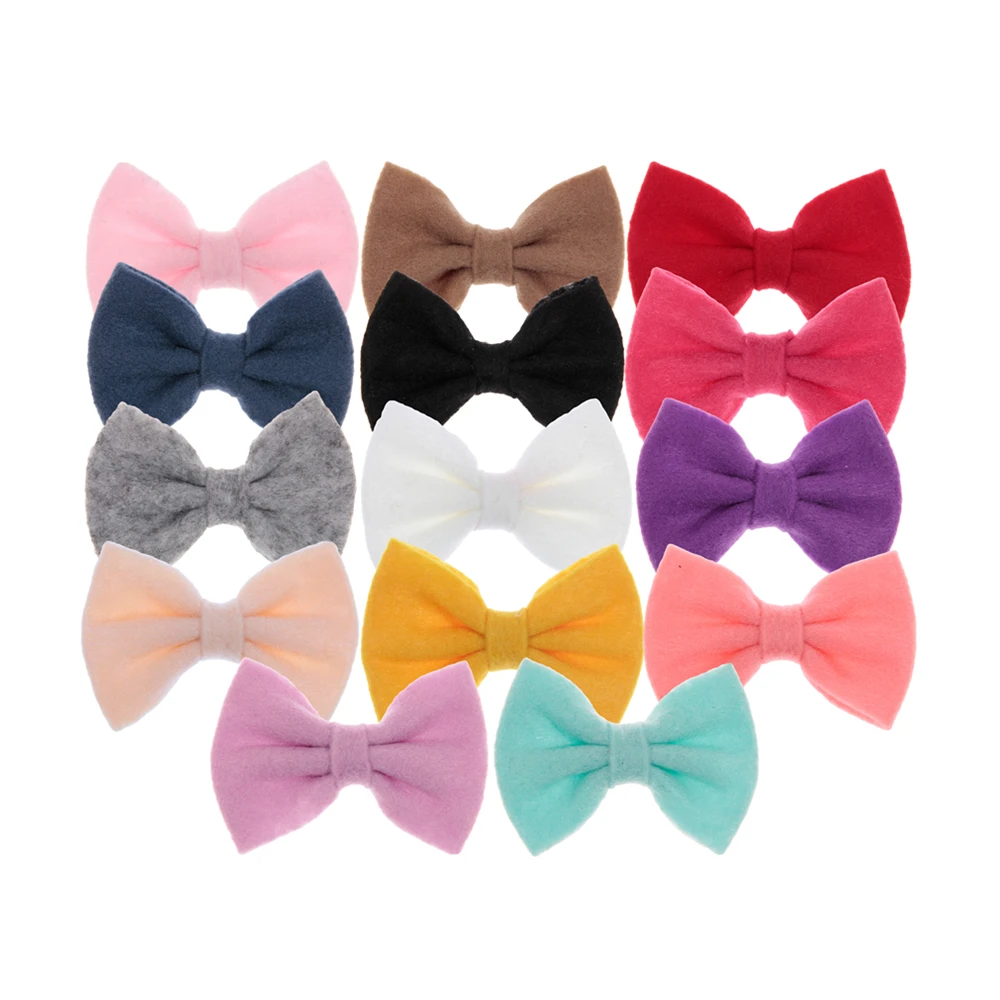 New 20pcs/lot Felt Bow Hair Clips for Women Girls Cute Soft Hair Bows Hairpins Children Hair Accessories Photography Props
New 20pcs/lot Felt Bow Hair Clips for Women Girls Cute Soft Hair Bows Hairpins Children Hair Accessories Photography Props