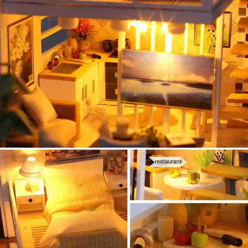 Toys For Boys DIY House Wooden Furniture Miniature Dollhouse For Children House Families Cute Toys Gift Year Light House Led
Toys For Boys DIY House Wooden Furniture Miniature Dollhouse For Children House Families Cute Toys Gift Year Light House Led