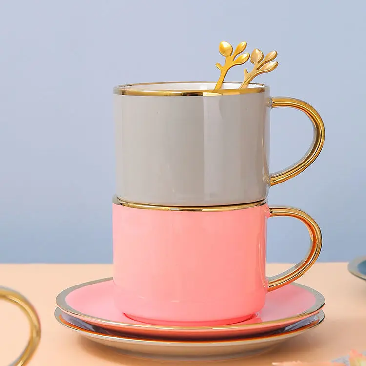 240ml Phnom Penh Ceramic Coffee Cup And Saucer Set British Afternoon Tea Set, Gift Cup With Tea Cup, Saucer And Spoon
240ml Phnom Penh Ceramic Coffee Cup And Saucer Set British Afternoon Tea Set, Gift Cup With Tea Cup, Saucer And Spoon