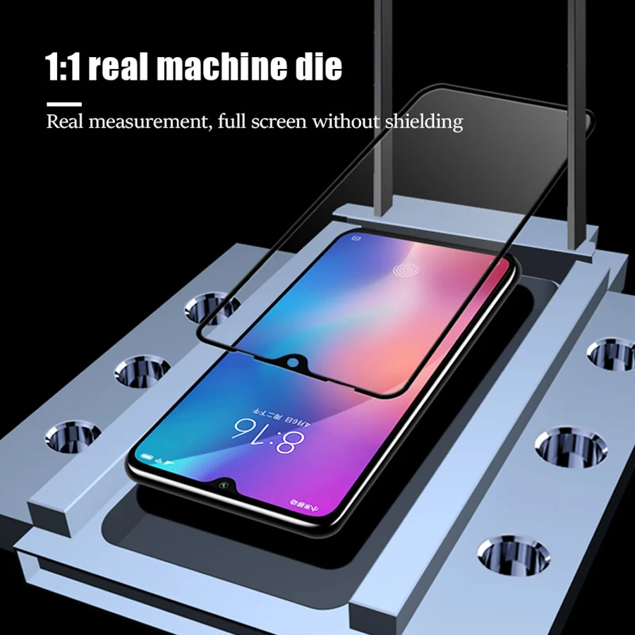 Защитное стекло с полным покрытием для Xiaomi Redmi 9 9A 9C 9T 8A 7A 6A 6 Note 7 8 Pro 9S 8T 10 3 шт. |
