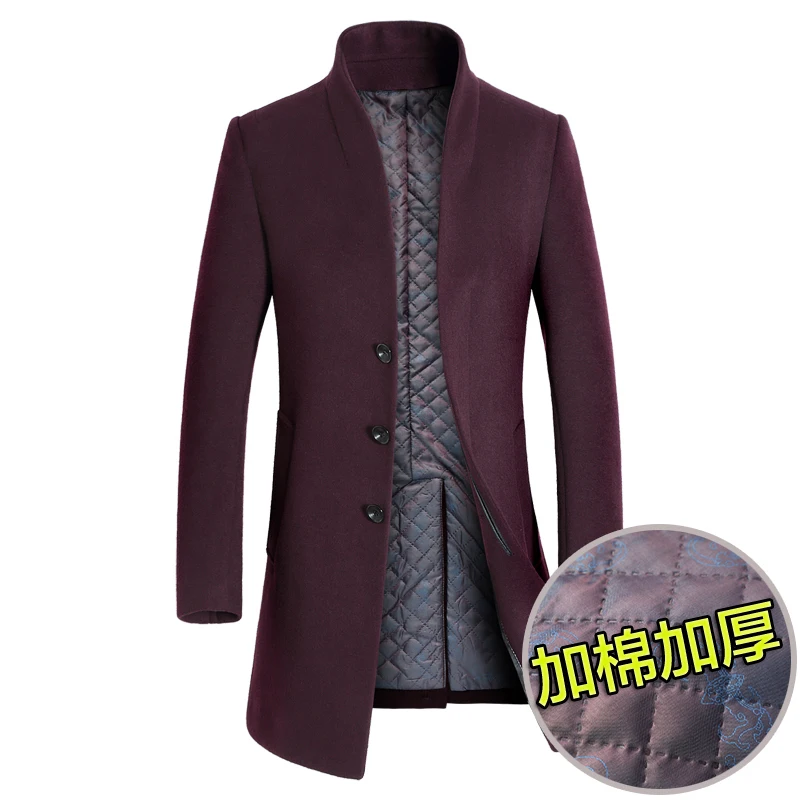 New Winter Thick warm Men Wool Trench Coat Men Long Trench Slim Fit Overcoat High Quality Men Coats Fashion Outerwear
New Winter Thick warm Men Wool Trench Coat Men Long Trench Slim Fit Overcoat High Quality Men Coats Fashion Outerwear