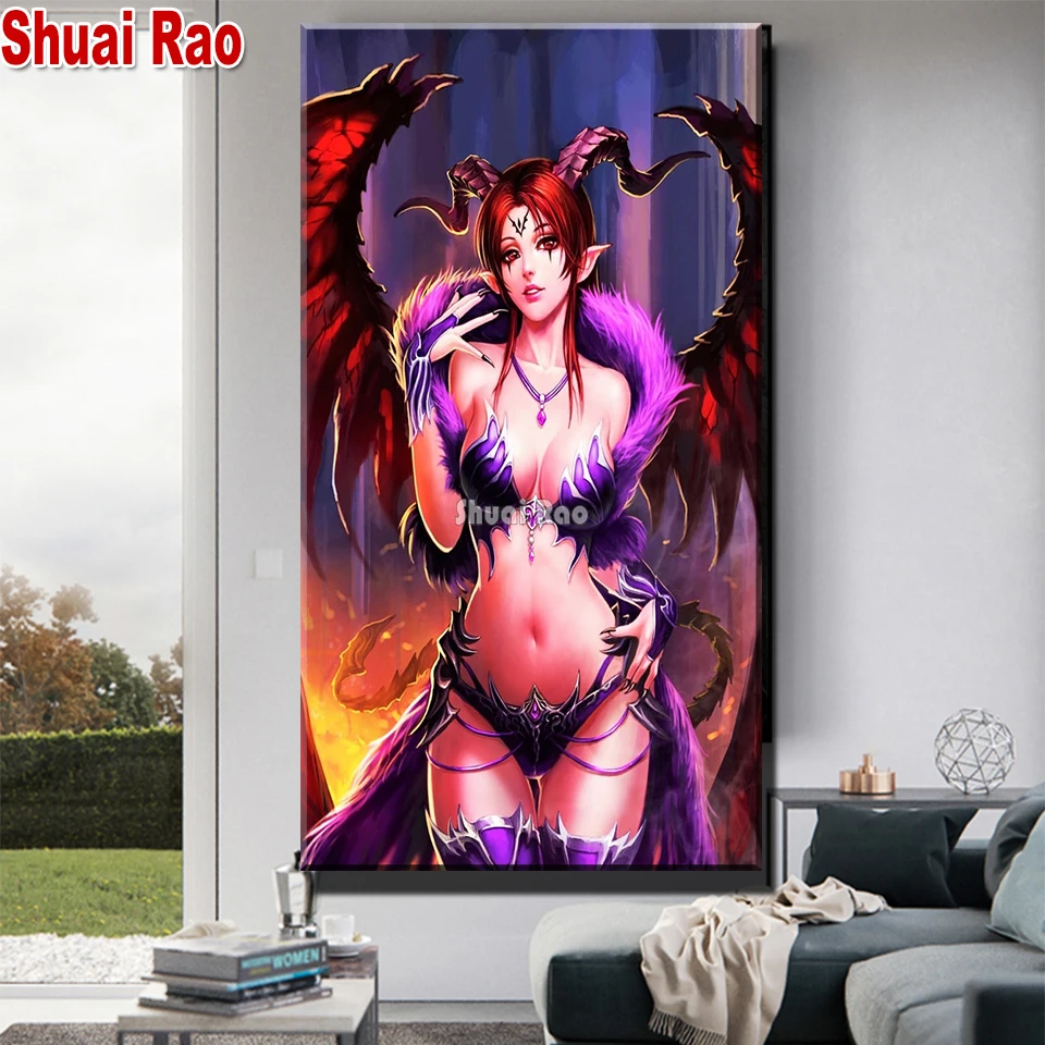 DIY 5D Diamond Painting Anime Sexy Girl Diamond Embroidery Elf Cross Stitch Full Round Square Drill Mosaic Manual Art Gift Home 
DIY 5D Diamond Painting Anime Sexy Girl Diamond Embroidery Elf Cross Stitch Full Round Square Drill Mosaic Manual Art Gift Home