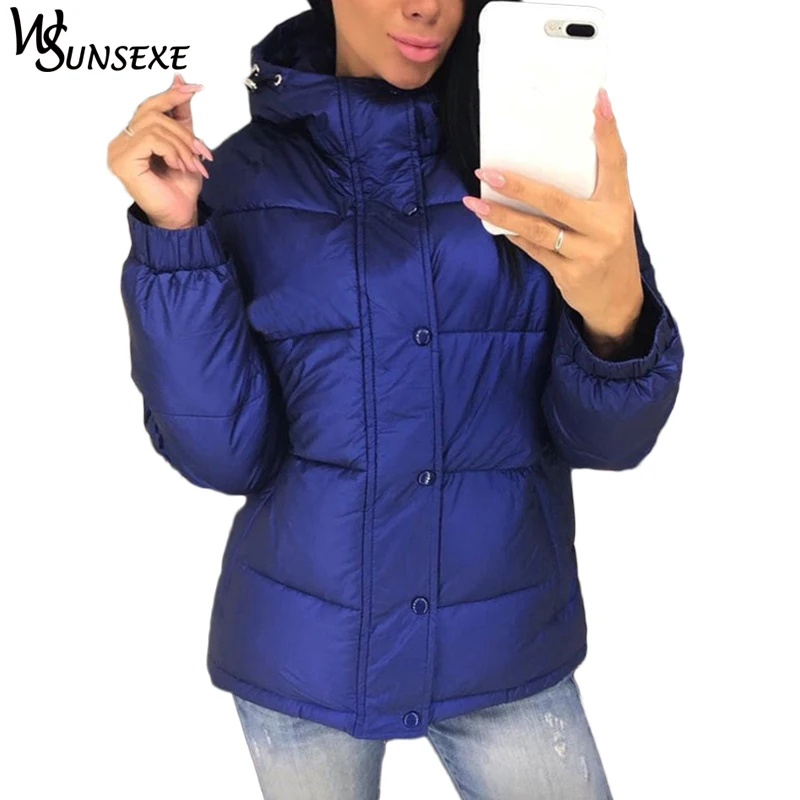 Женская модная яркая металлическая куртка, пальто, новая теплая хлопковая стеганая куртка с капюшоном, Бомбер одежда, повседневные куртки в...
Женская модная яркая металлическая куртка, пальто, новая теплая хлопковая стеганая куртка с капюшоном, Бомбер одежда, повседневные куртки в...