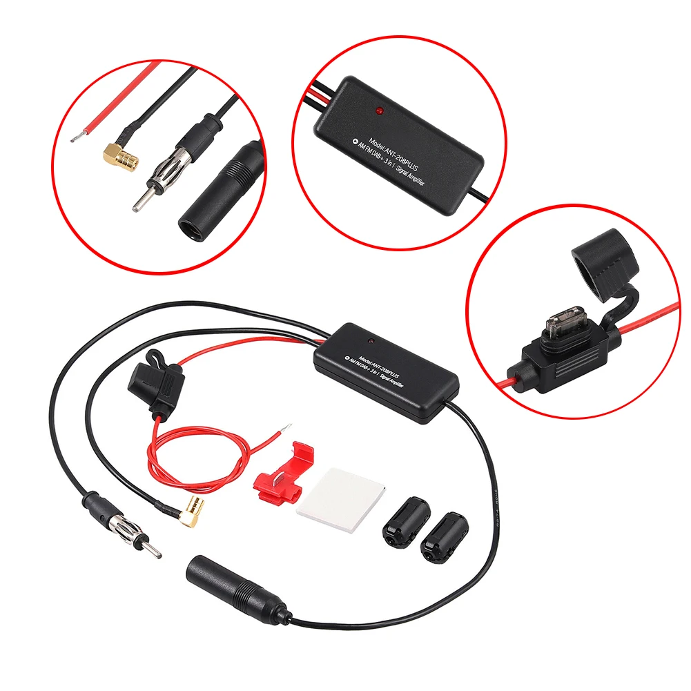 Dropship 3in1 Car Antenna Splitter Radio Signal AMP Amplifier Booster Car Antenna Amplifier cooper for AM FM DAB Radio Signal
Dropship 3in1 Car Antenna Splitter Radio Signal AMP Amplifier Booster Car Antenna Amplifier cooper for AM FM DAB Radio Signal