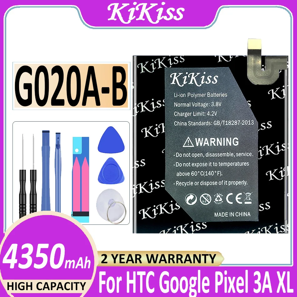 4350mAh KiKiss Replacement Battery G020A-B For HTC Google Pixel 3A XL High Quality Battery Track Code
4350mAh KiKiss Replacement Battery G020A-B For HTC Google Pixel 3A XL High Quality Battery Track Code