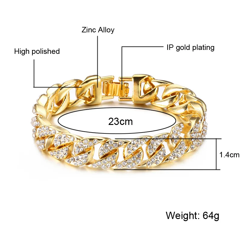 Hip Hop Rock Style Alloy Bracelet Fashion Trendy Men's Jewelry Chain & Link Bracelets t evil eye
Hip Hop Rock Style Alloy Bracelet Fashion Trendy Men's Jewelry Chain & Link Bracelets t evil eye