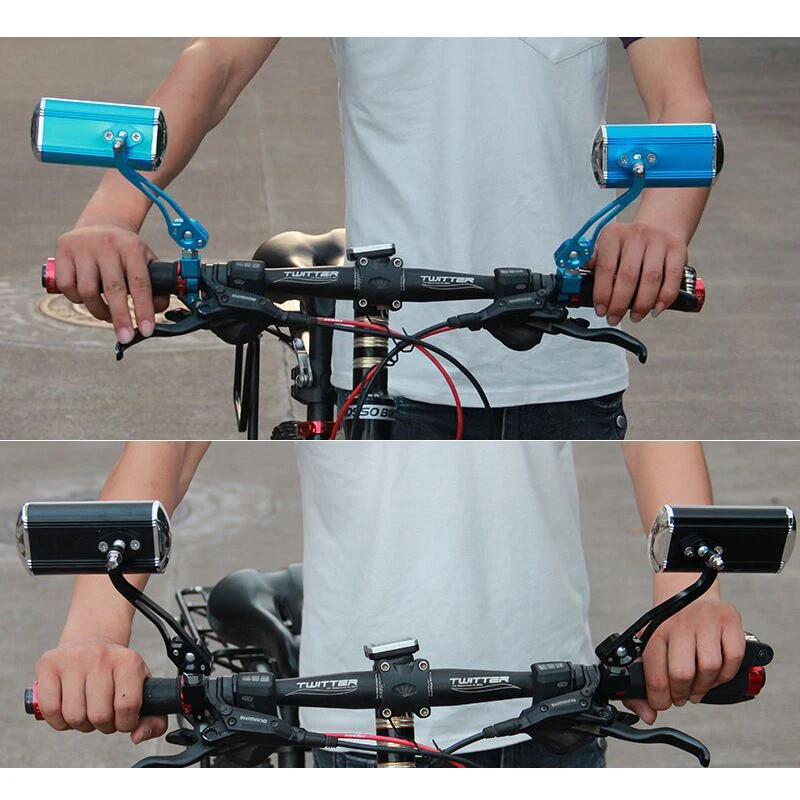 Aluminum Alloy Bicycle Mirror Handlebar Safety Mirror Reversing Mirror Bicycle Accessories Mountain Bike Rearview Mirror 
Aluminum Alloy Bicycle Mirror Handlebar Safety Mirror Reversing Mirror Bicycle Accessories Mountain Bike Rearview Mirror