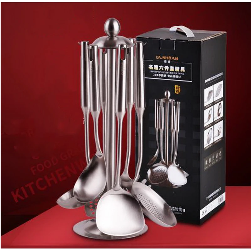210211/Spatula set/ 304 stainless steel kitchenware full set of cookware cooking/Humanized design/Brushed polished
210211/Spatula set/ 304 stainless steel kitchenware full set of cookware cooking/Humanized design/Brushed polished