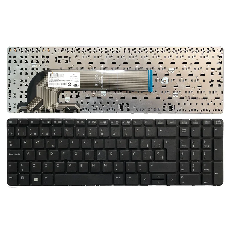 Spanish keyboard For HP PROBOOK 450 G0 450 G1 450 G2 455 G1 455 G2 470 G0 470 G1 470 G2 SP keyboard without frame
Spanish keyboard For HP PROBOOK 450 G0 450 G1 450 G2 455 G1 455 G2 470 G0 470 G1 470 G2 SP keyboard without frame