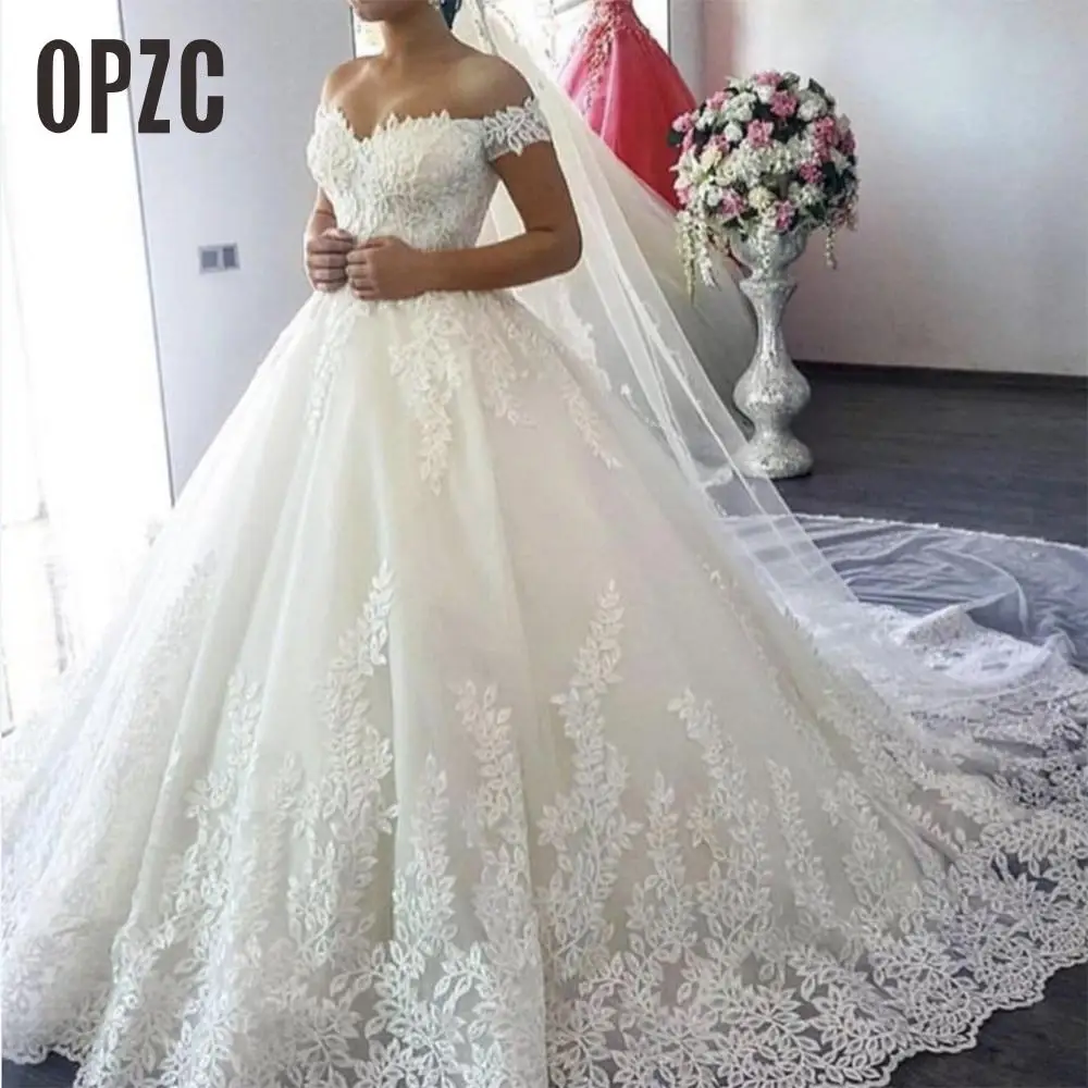 Real Video Custom Made White Ivory Off Shoulder Plus Size Vestido De Noiva 2021 New Wedding Dress Long Tain Bridal Tull Mariage
Real Video Custom Made White Ivory Off Shoulder Plus Size Vestido De Noiva 2021 New Wedding Dress Long Tain Bridal Tull Mariage