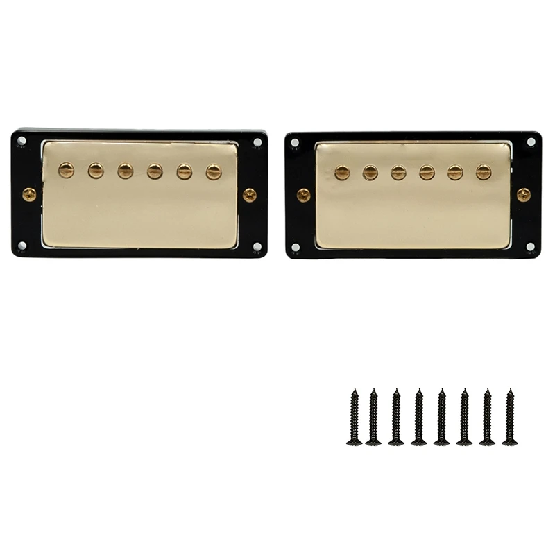NAOMI SET Electric Guitar Humbucker Pickups 50+52mm Double Coil Pickup Gold for LP N/B
NAOMI SET Electric Guitar Humbucker Pickups 50+52mm Double Coil Pickup Gold for LP N/B