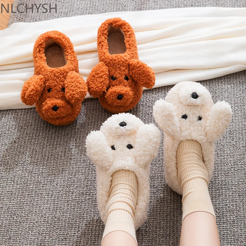 Couples Home Slippers Warm Cute Woman Man Slipper Winter Shoes 2021 New Fashion Casual Teddy Dog Cartoon Fur Plush Deer Slides
Couples Home Slippers Warm Cute Woman Man Slipper Winter Shoes 2021 New Fashion Casual Teddy Dog Cartoon Fur Plush Deer Slides