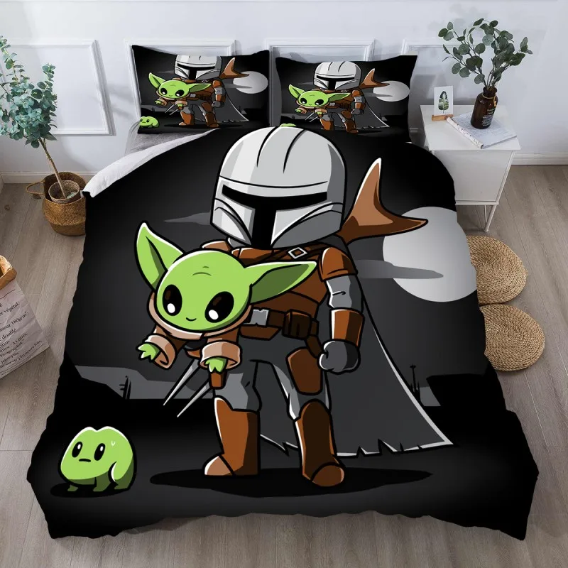 Комплект постельного белья Yoda с 3D изображением рыцаря джедая из Звездных Войн качественный Европейский текстиль для мальчиков доступен на ...
Комплект постельного белья Yoda с 3D изображением рыцаря джедая из Звездных Войн качественный Европейский текстиль для мальчиков доступен на ...
