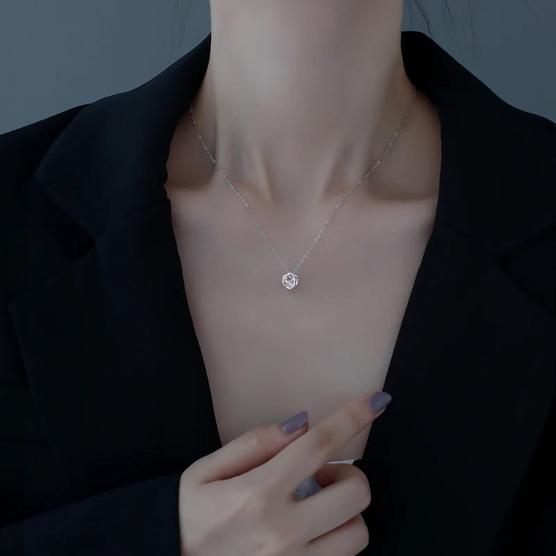 925 Sterling Silver Nonsense Necklace Female Popular Net Red Student Geometry Mori Style Short Necklace Ins Cool
925 Sterling Silver Nonsense Necklace Female Popular Net Red Student Geometry Mori Style Short Necklace Ins Cool