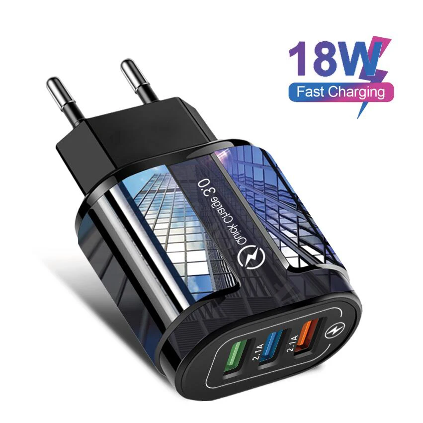 USB Charger 18W Fast Charging Mobile Phone Adapter For iphone13 12 11 Huawei samsung charging chargers QC3.0 4.0 Wall Charger
USB Charger 18W Fast Charging Mobile Phone Adapter For iphone13 12 11 Huawei samsung charging chargers QC3.0 4.0 Wall Charger