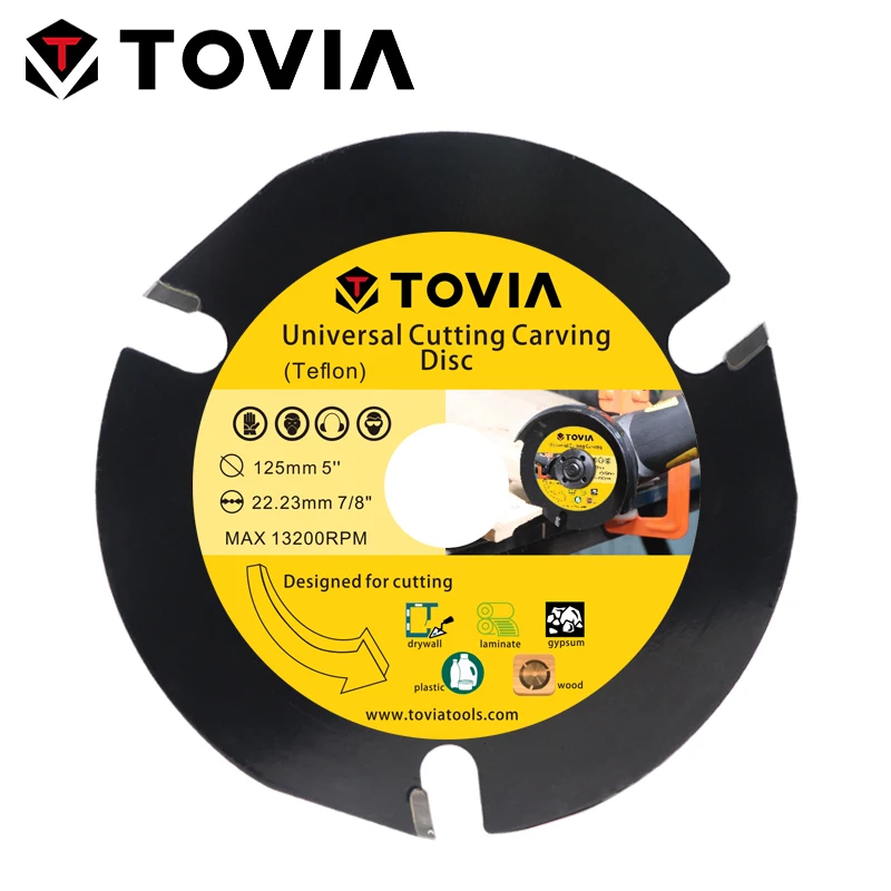 TOVIA 125mm Carbide Saw Blade Wood Cutting Disc for Angle Grinder Circular Saw Blade 115mm Wood Cutter Saw Disc
TOVIA 125mm Carbide Saw Blade Wood Cutting Disc for Angle Grinder Circular Saw Blade 115mm Wood Cutter Saw Disc