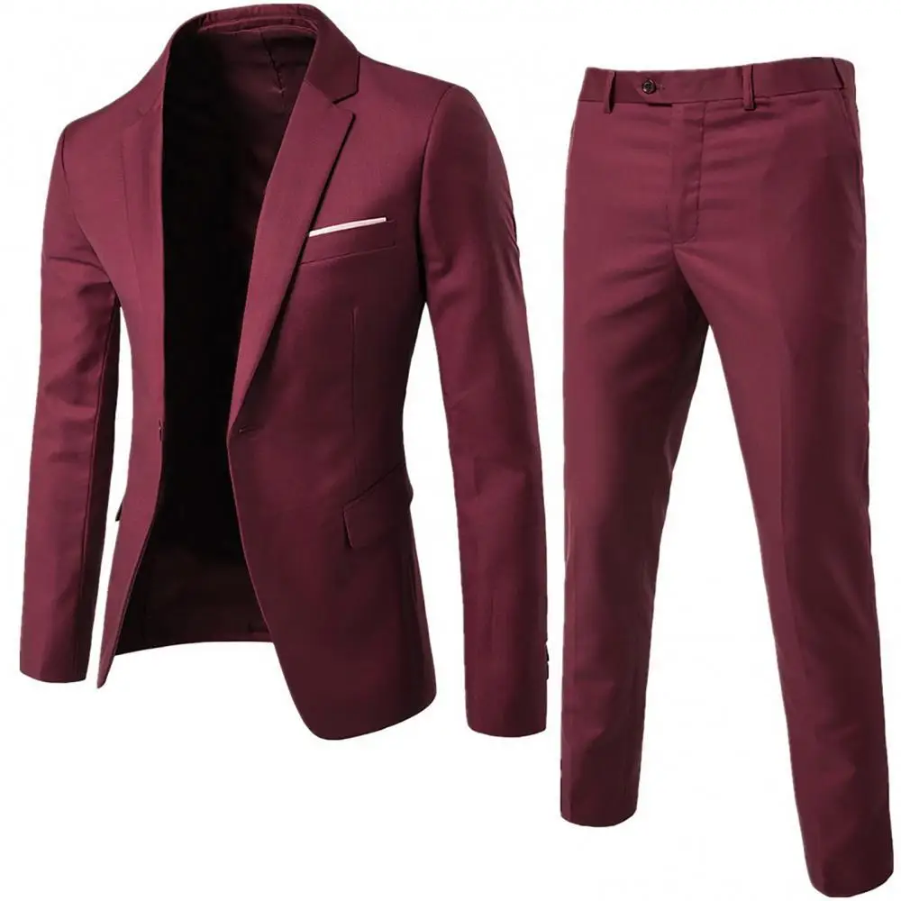 80% Hot Sale Men Solid Color Long Sleeve Lapel Slim Button Men Fashion Business Suit Autumn Wedding Vintage Classic Blazers Set
80% Hot Sale Men Solid Color Long Sleeve Lapel Slim Button Men Fashion Business Suit Autumn Wedding Vintage Classic Blazers Set