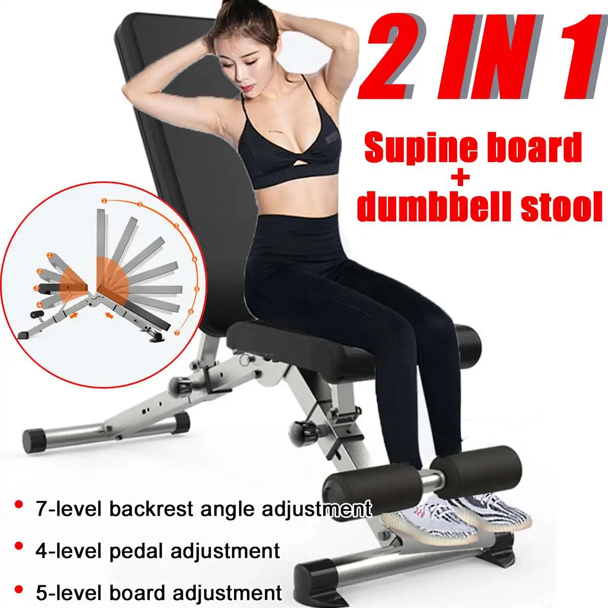 NEW Household Fitness Workout Gym Exercise Training Equipment Indoor Fitness Foldable Fitness Stool Dumbbell Bench Sit Up Stool 
NEW Household Fitness Workout Gym Exercise Training Equipment Indoor Fitness Foldable Fitness Stool Dumbbell Bench Sit Up Stool
