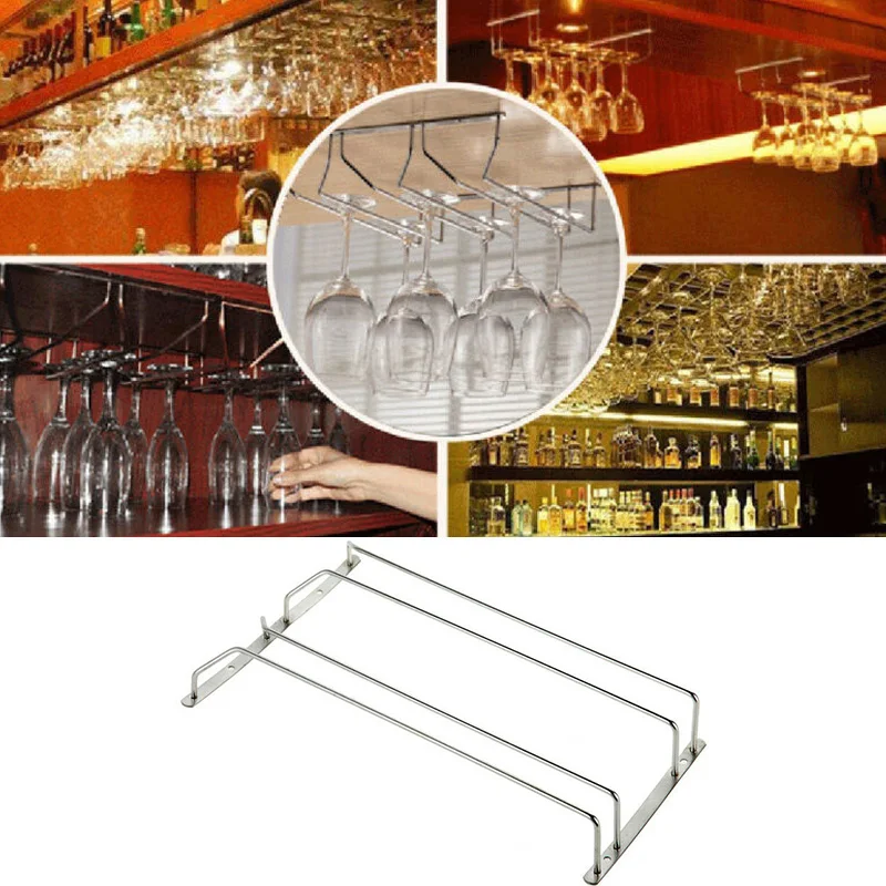 1*Under Cabinet Cup Display Hanging Shelf Stemware Goblet Rack Wine Glass Holder
1*Under Cabinet Cup Display Hanging Shelf Stemware Goblet Rack Wine Glass Holder
