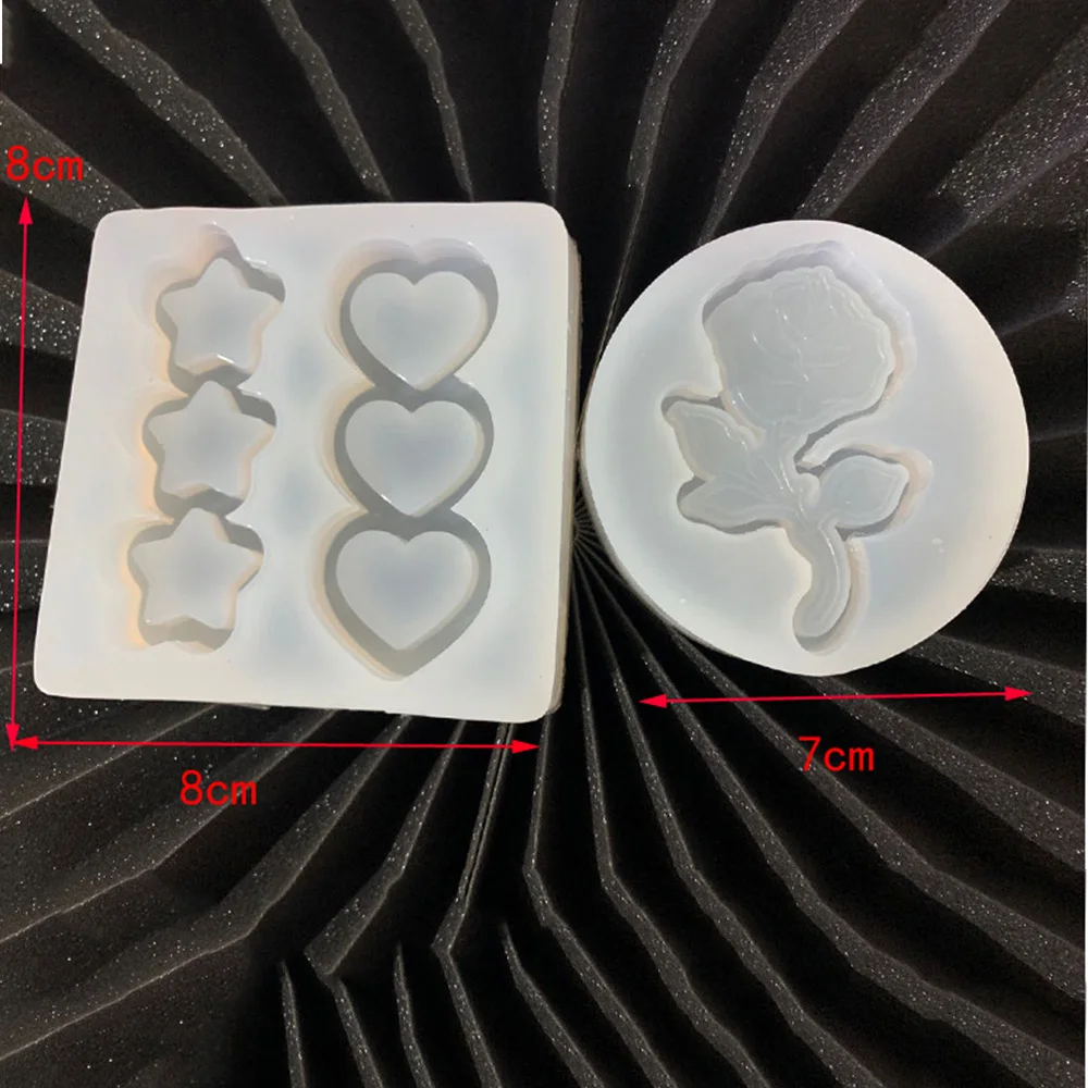 Rose Flower Shaker Silicone Mold Diy Resin Heart Star Shakers Charms Epoxy Resin Jewelry Accessories Pendant Cake Molds Handmade
Rose Flower Shaker Silicone Mold Diy Resin Heart Star Shakers Charms Epoxy Resin Jewelry Accessories Pendant Cake Molds Handmade