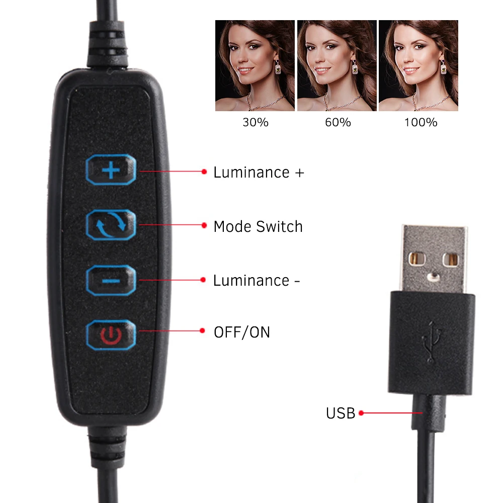 16cm Fill Light Ring Light Supplementary LED Light Folding Fill Light for Live Makeup YouTube with Tripod Stand Tripod Head
16cm Fill Light Ring Light Supplementary LED Light Folding Fill Light for Live Makeup YouTube with Tripod Stand Tripod Head