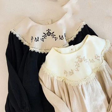 Новинка 2021, осеннее платье в Корейском стиле для маленьких девочек с цветочной вышивкой и фартуком, детское платье с длинным рукавом для мал... 
Новинка 2021, осеннее платье в Корейском стиле для маленьких девочек с цветочной вышивкой и фартуком, детское платье с длинным рукавом для мал...