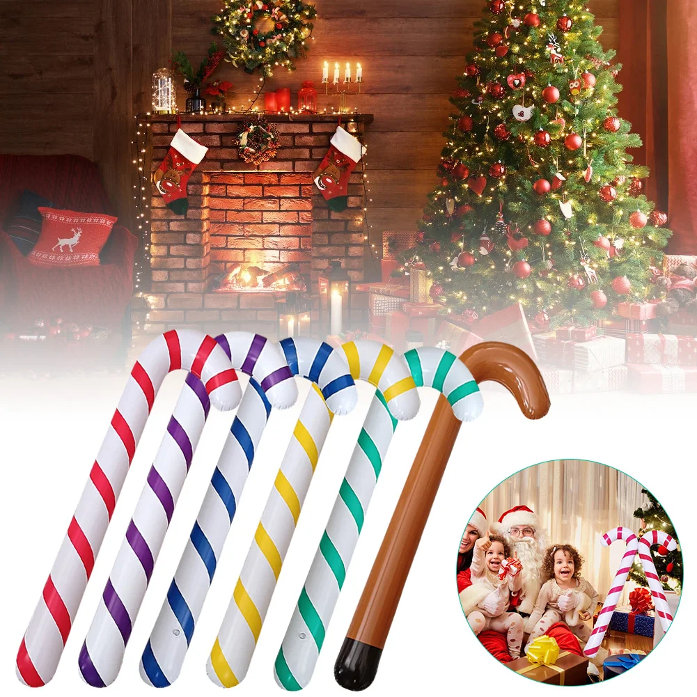 1PC PVC Inflatable Christmas Candy Cane Classic Lightweight Hanging Decoration For Indoor Outdoor Christmas Party Home Decor
1PC PVC Inflatable Christmas Candy Cane Classic Lightweight Hanging Decoration For Indoor Outdoor Christmas Party Home Decor