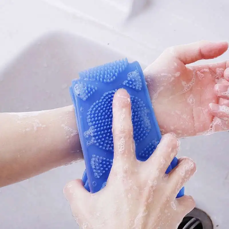 Magic Silicone Brushes Bath Towels Rubbing Back Mud Peeling Body Massage Shower Extended Scrubber Skin Clean Brushes Bathroom
Magic Silicone Brushes Bath Towels Rubbing Back Mud Peeling Body Massage Shower Extended Scrubber Skin Clean Brushes Bathroom