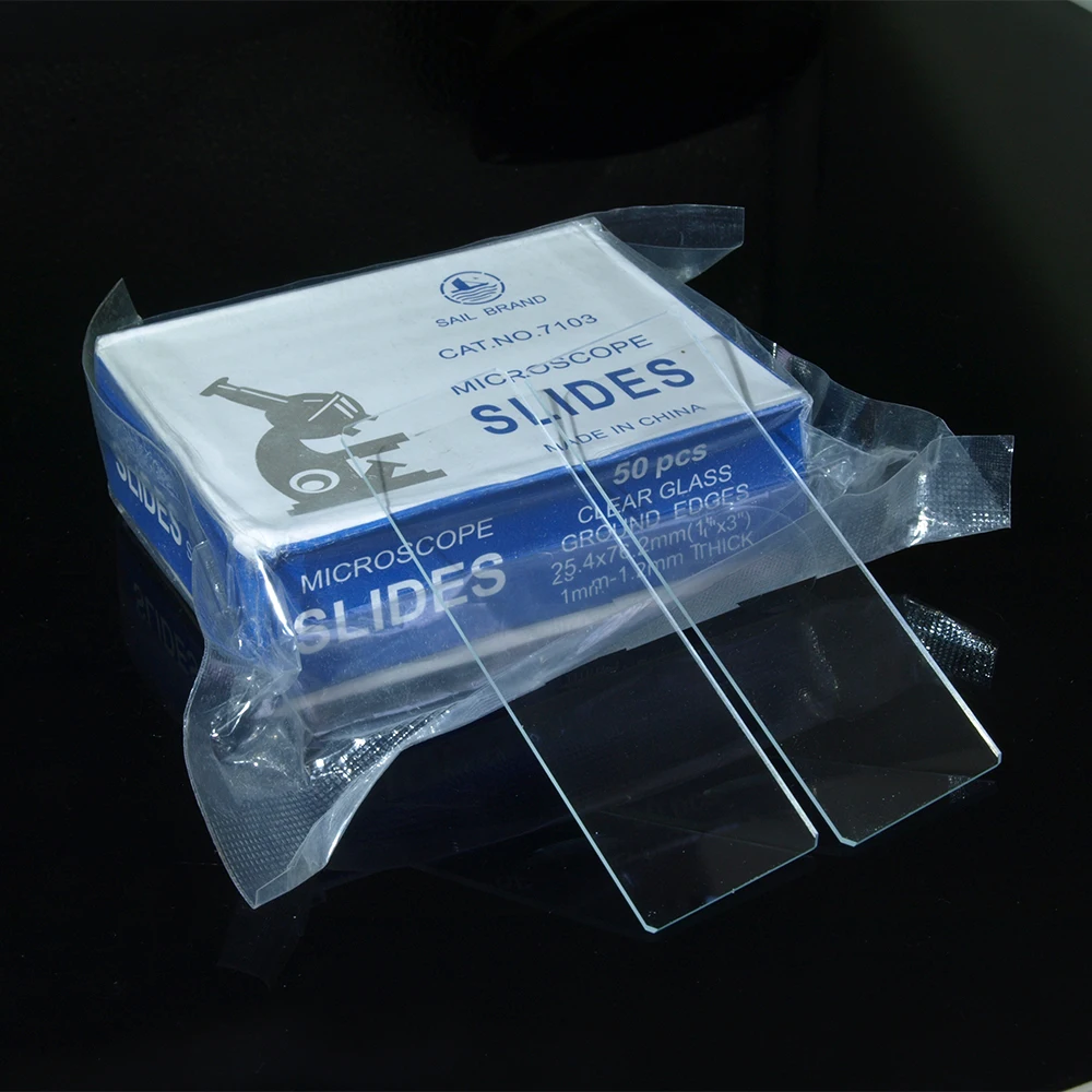 50 PCS 7103 Reusable Single Concave Blank Microscope Glass Slides for Preparation of Specimen
50 PCS 7103 Reusable Single Concave Blank Microscope Glass Slides for Preparation of Specimen