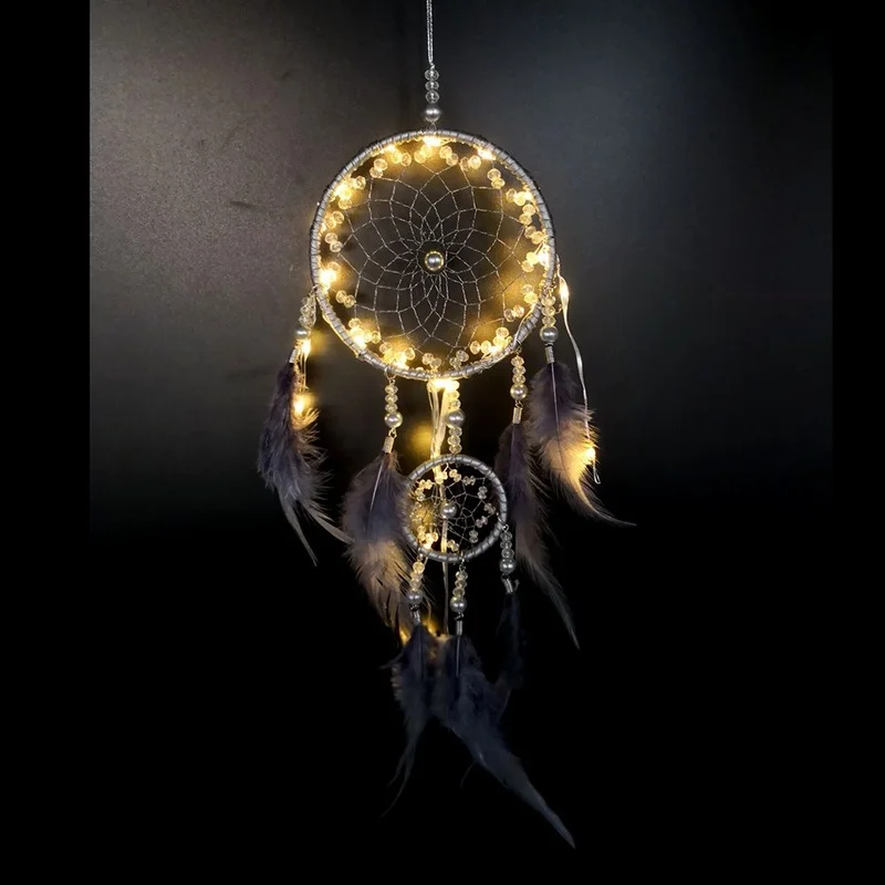 Retro LED Lights Feather Leds Light Indoor Holiday Gray Pendant Decors Creative Round Warm White for Friend Fashion Guirlande
Retro LED Lights Feather Leds Light Indoor Holiday Gray Pendant Decors Creative Round Warm White for Friend Fashion Guirlande
