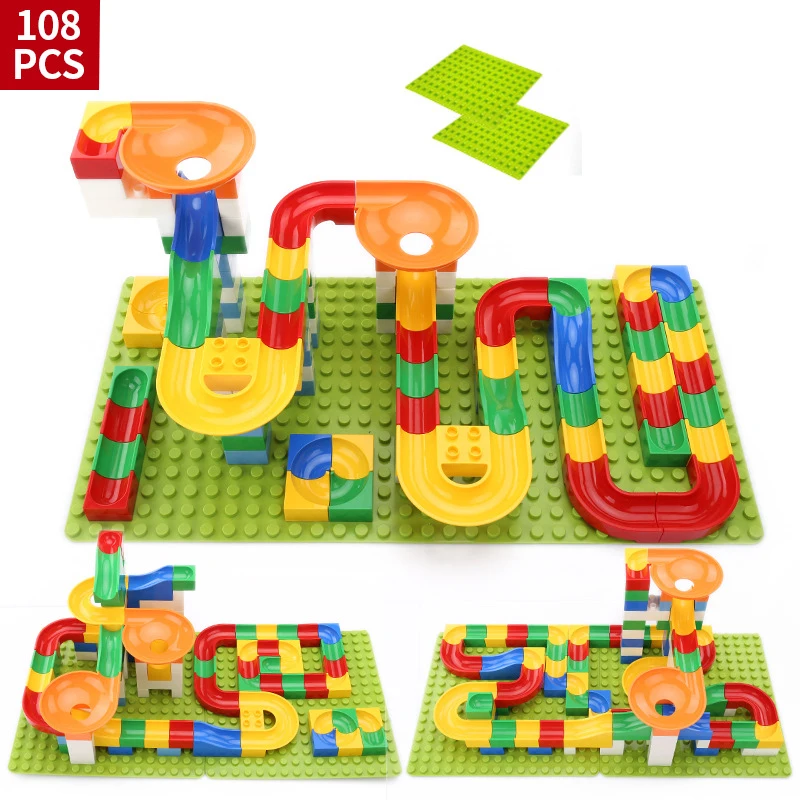 Kids Building Stacking Blocks Plastic Construction Toy Funnel Slide Ball Race Run Maze Game Baby Educational Toys for Children
Kids Building Stacking Blocks Plastic Construction Toy Funnel Slide Ball Race Run Maze Game Baby Educational Toys for Children