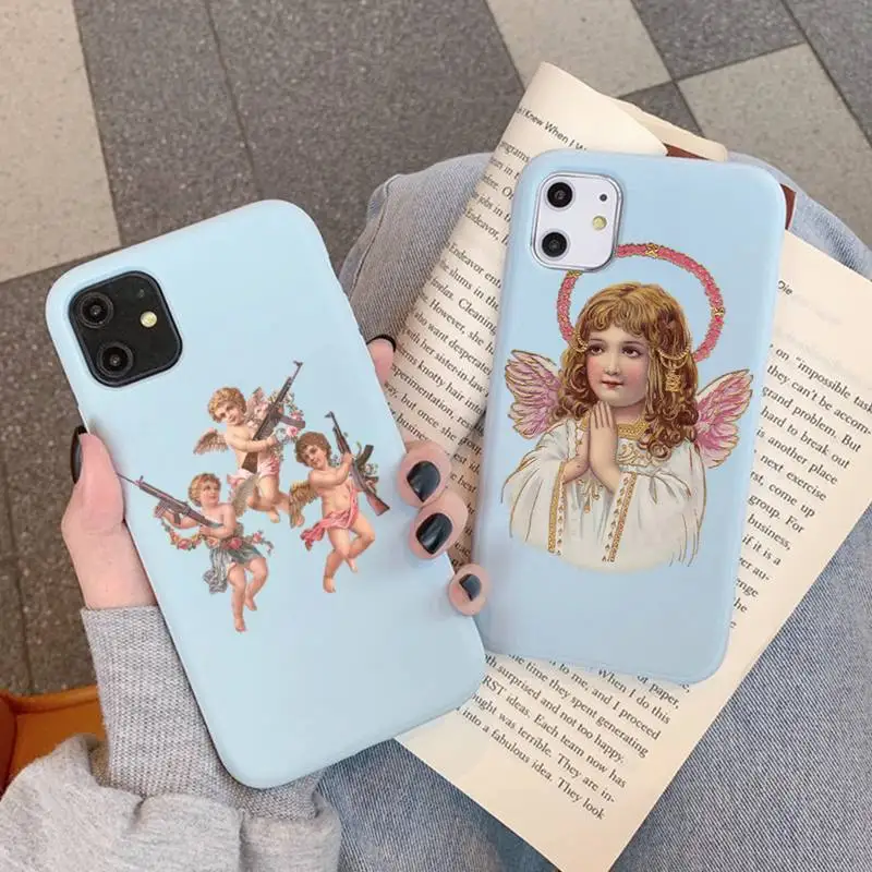 Retro Rose Angel Cute Phone Case Solid Color Soft Cover for iphone 13 11 Pro Max X XS Max XR 7 8 6 6S Plus Cases
Retro Rose Angel Cute Phone Case Solid Color Soft Cover for iphone 13 11 Pro Max X XS Max XR 7 8 6 6S Plus Cases