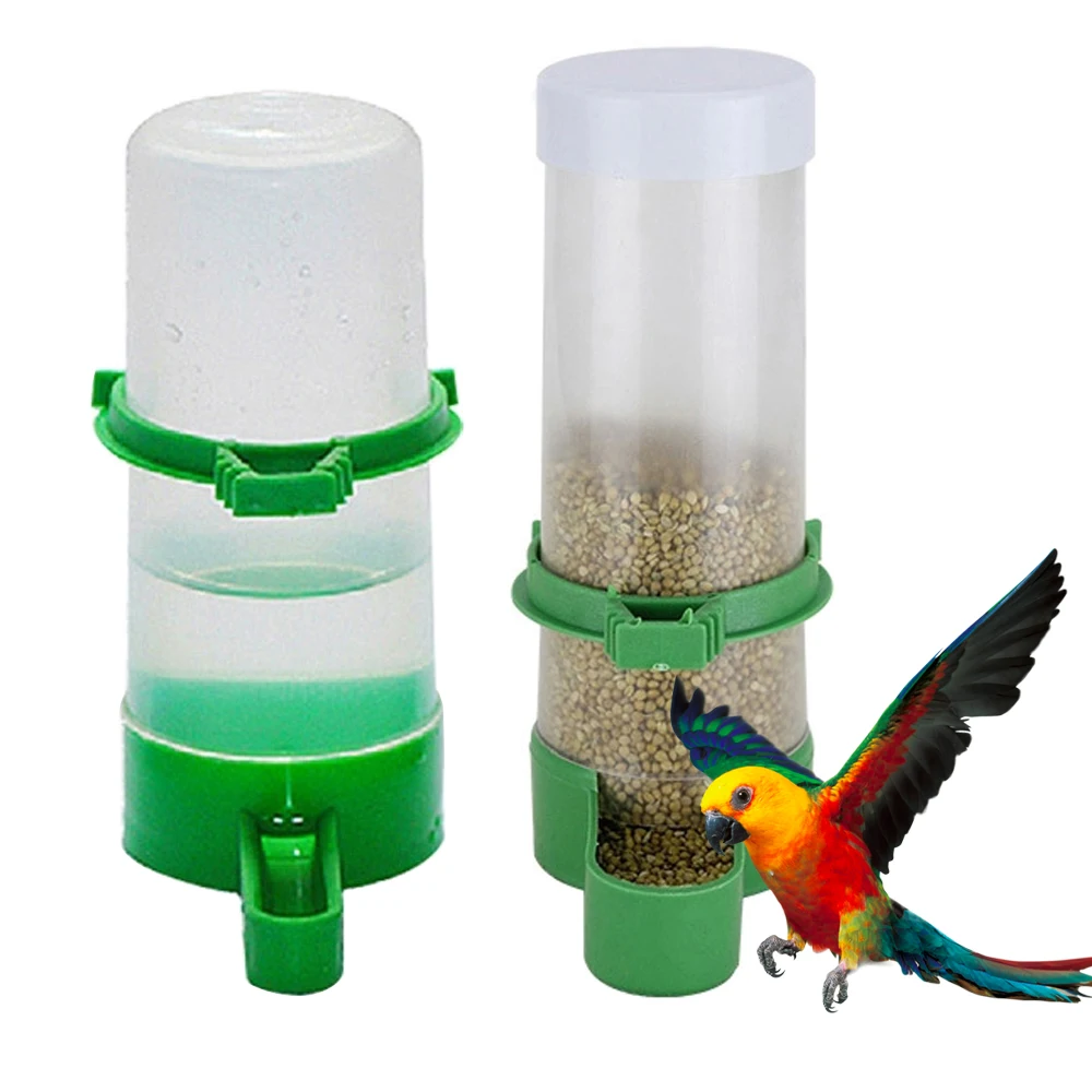 1pcs Bird Water Drinker Feeder Automatic Drinking Fountain Pet Parrot Cage Bottle Cup Bowls Supplies Dispenser | Дом и сад