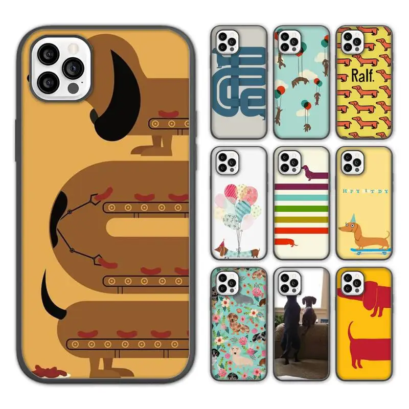 Cartoon Dachshund Sausage Dog Phone Case For iPhone 13 12 11 pro max mini x xs xr 7 8 5 se plus soft Cover Fundas
Cartoon Dachshund Sausage Dog Phone Case For iPhone 13 12 11 pro max mini x xs xr 7 8 5 se plus soft Cover Fundas