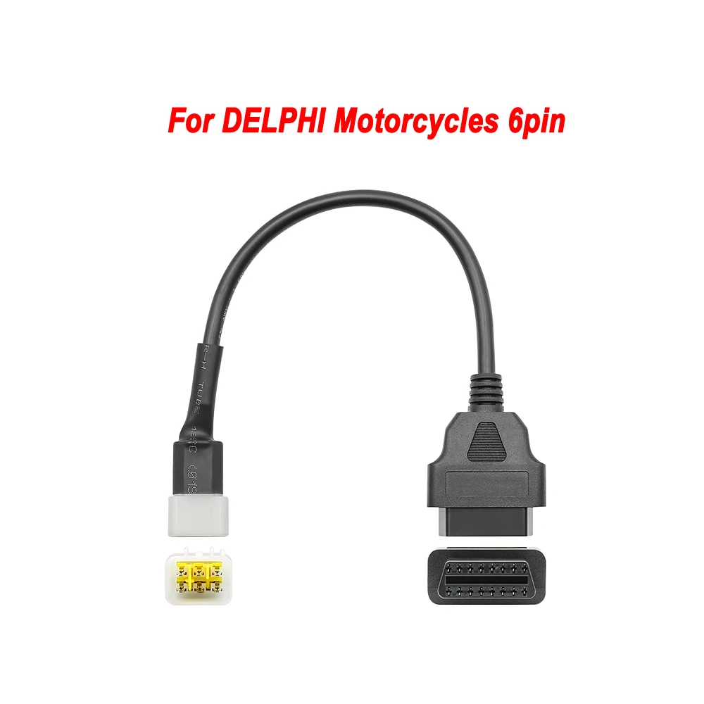 Универсальный адаптер OBD2 K CAN для мотоцикла переходные кабели 6 16Pin YAMAHA 3Pin Honda 4Pin KTM