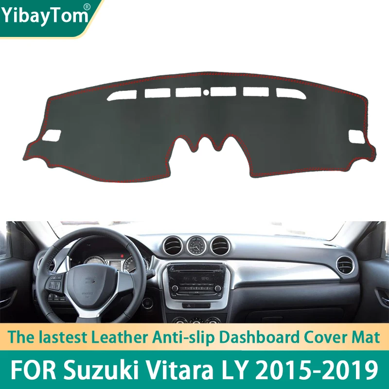 High Rank Durable Excellent PU Leather Dashboard Anit-slip Anti-UV Cover Protective mat For Suzuki Vitara LY 2015-19 accessories
High Rank Durable Excellent PU Leather Dashboard Anit-slip Anti-UV Cover Protective mat For Suzuki Vitara LY 2015-19 accessories